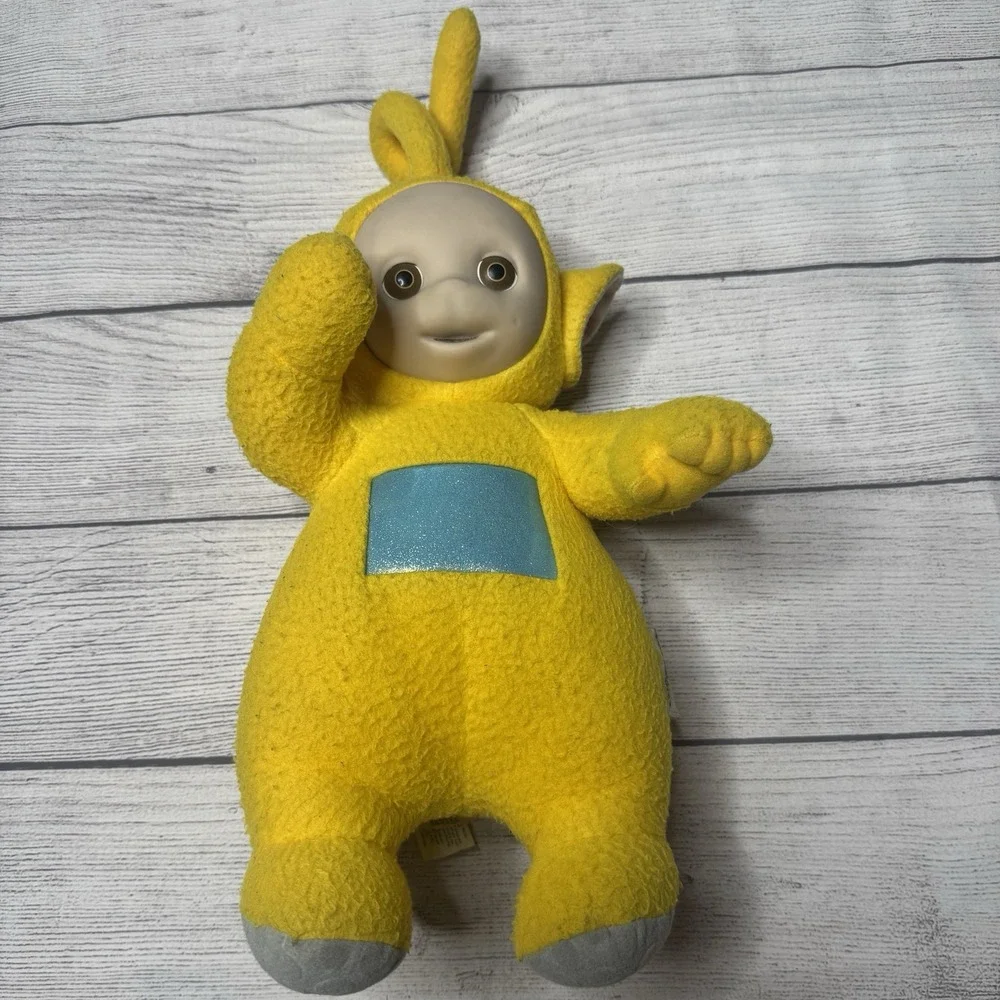 Teletubbies Talking Laa Laa Tinky Winky Lot Of 3 Yellow Purple Vintage 1998‎